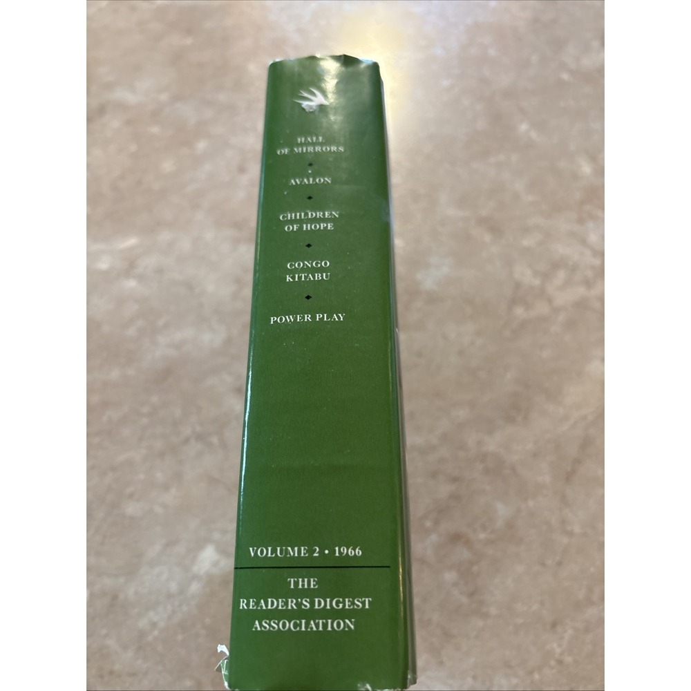 Reader's Digest Condensed Books Volume 2 1966 Green Hardcover